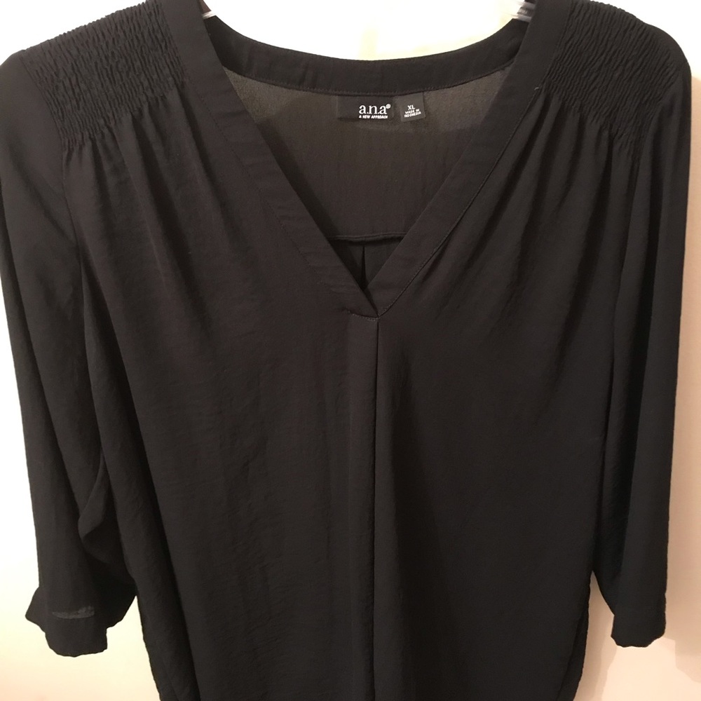ANA black blouse